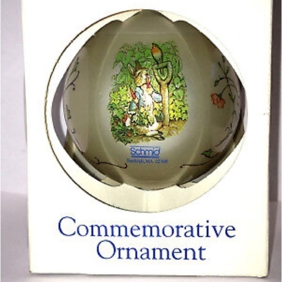 SCHMID 1993 BEATRIX POTTER COMMEMORATIVE CHRISTMAS ORNAMENT New in Box - Picture 9 of 12